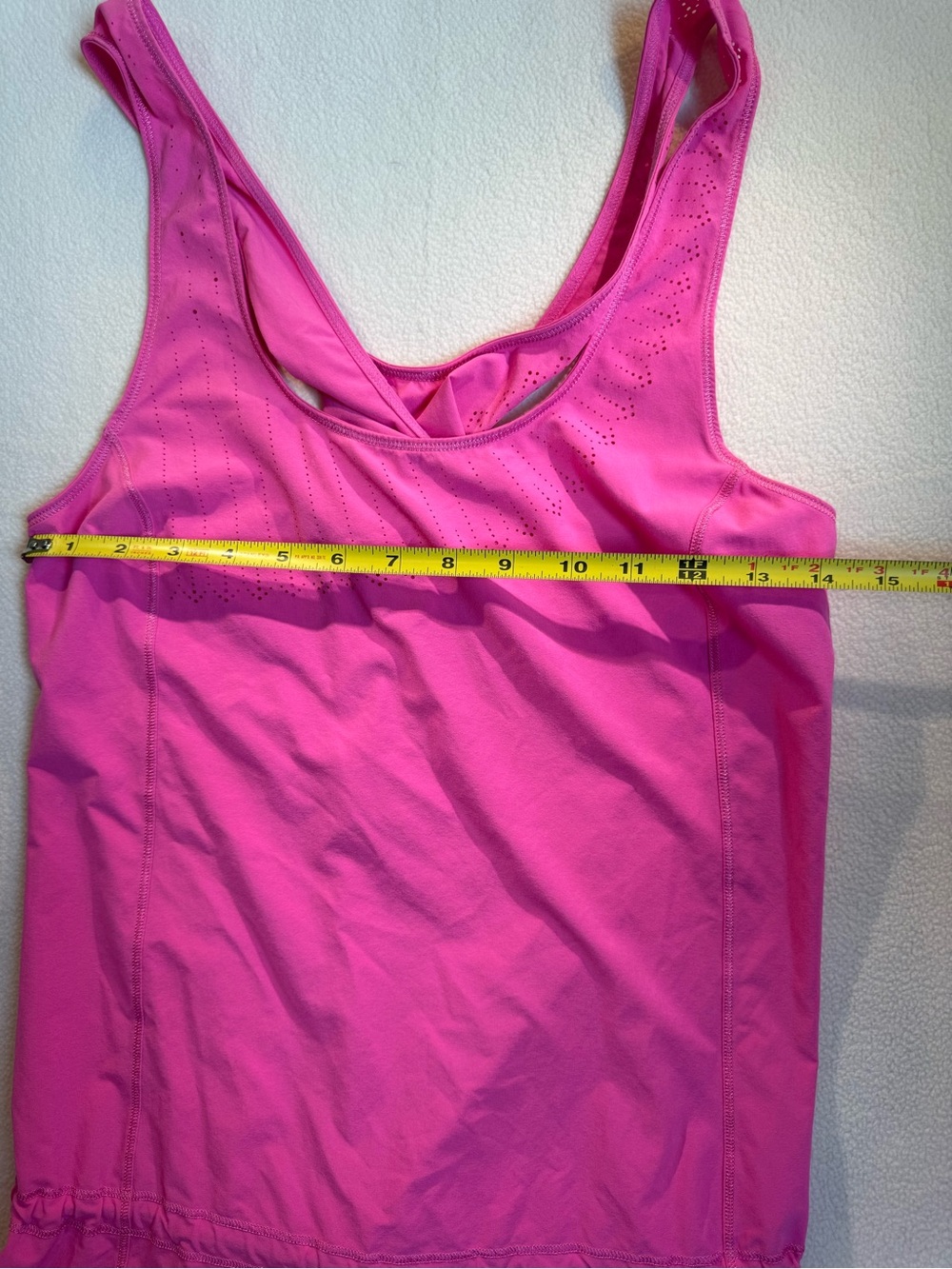 Lululemon Hot Pink Crossback Tank Cover-Up | Size 6 - Picture 8 of 10